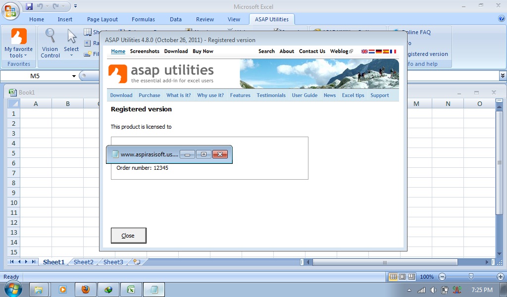 Asap Utilities 7.4 Serial Key